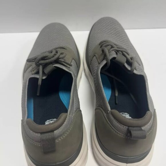 Dockers Mens Fielding Lace-Up Oxford Gray Size 10 M